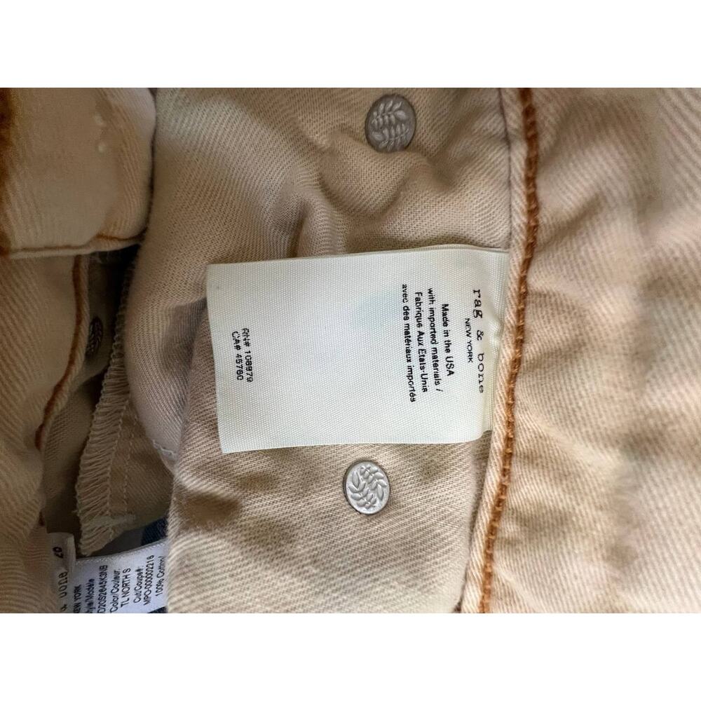 RAG & BONE Nina Y2K cropped faded high-rise Wide leg jeans Blue 28 A000876 - Picture 8 of 11